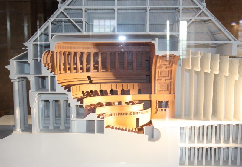 Arc-et-Senans musée Ledoux maquette théâtre de Besançon Photo Françoyse Krier