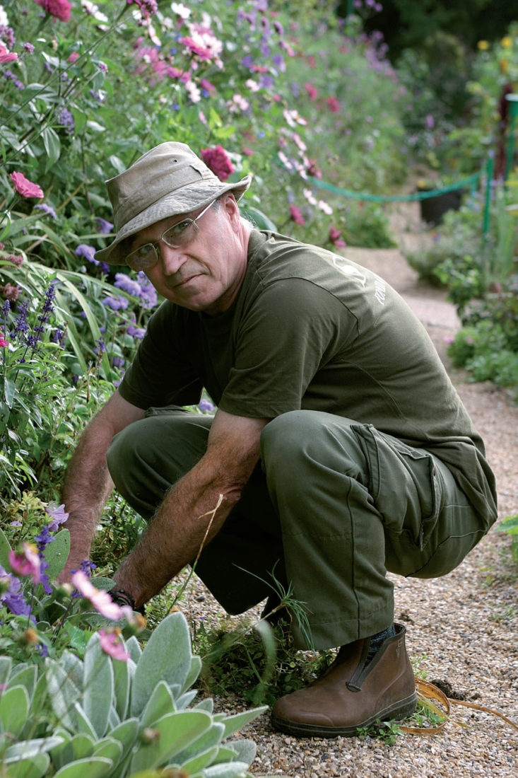 Gilbert Vahé jardinier Giverny 