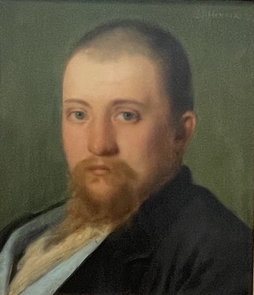 Portrait de Walther Fol , vers 1860-1870. 