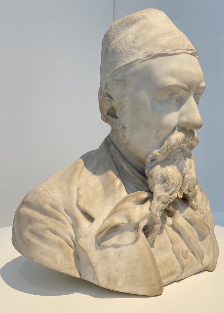 Buste de Walther Fol sculpté par Eugène Delaplanche