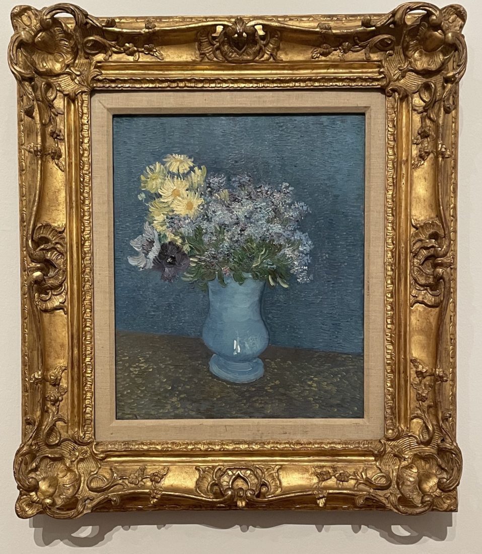 Vincent van Gogh Bouquet de fleurs dans un vase bleu,  1887 