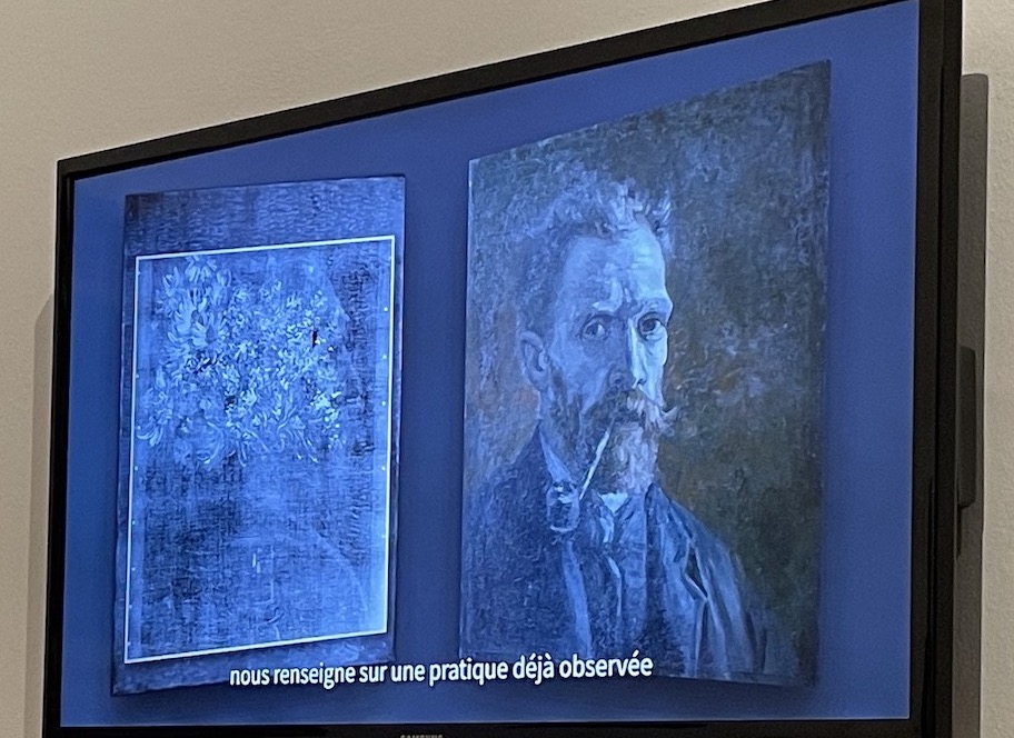 radiographie numérique Bouquet de fleurs dans un vase bleu
que van Gogh
