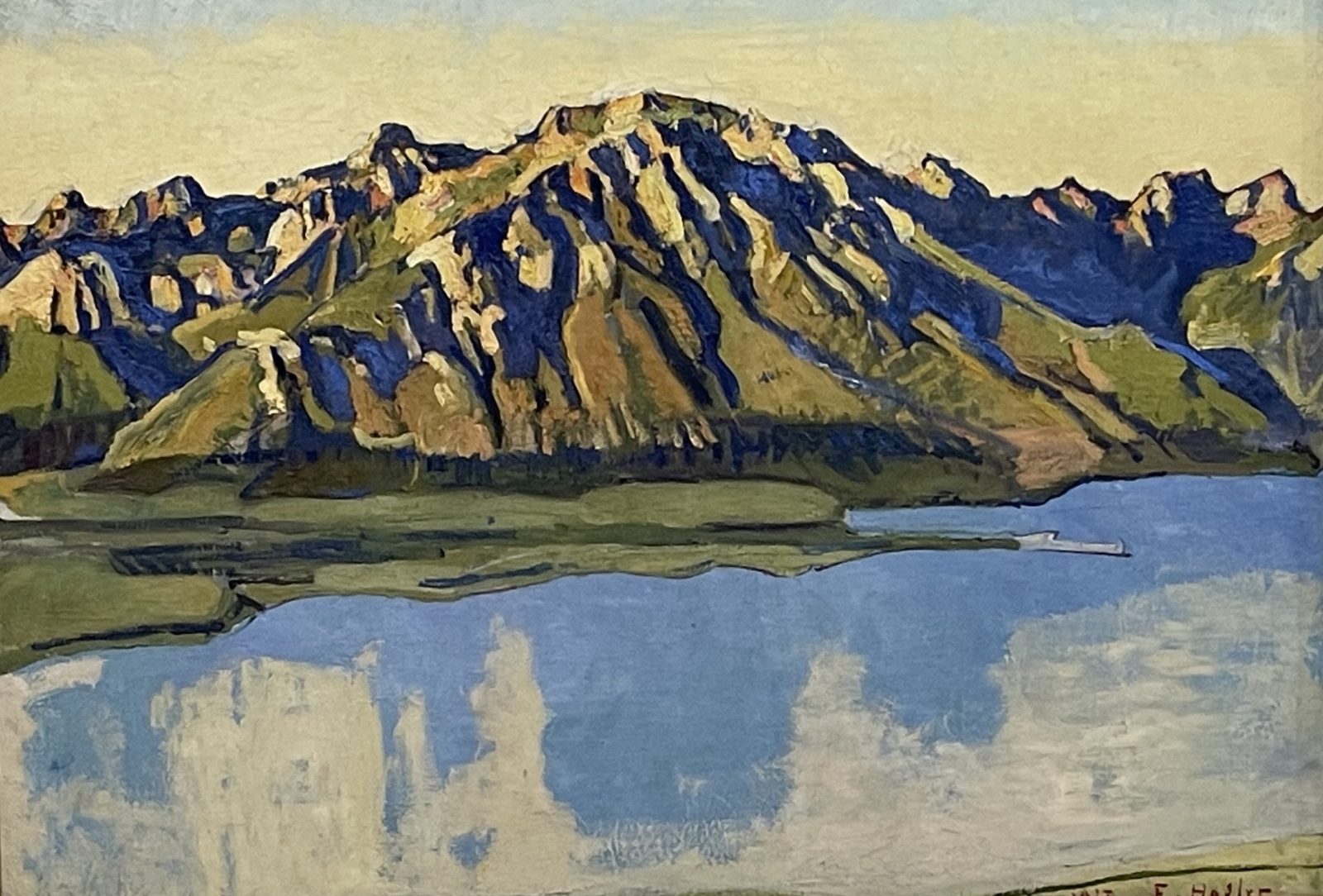 Ferdinand Hodler (1853-1918) Le Grammont au soleil 